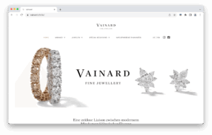 Vainard.ch Homepage Screenshot
