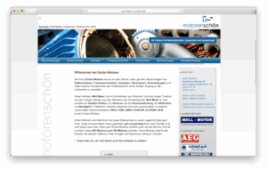 Screenshot Motoren Schön TYPO3 Website vor dem Relaunch PNG