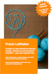 Kostenloser WordPress Praxis Leitfaden 2025