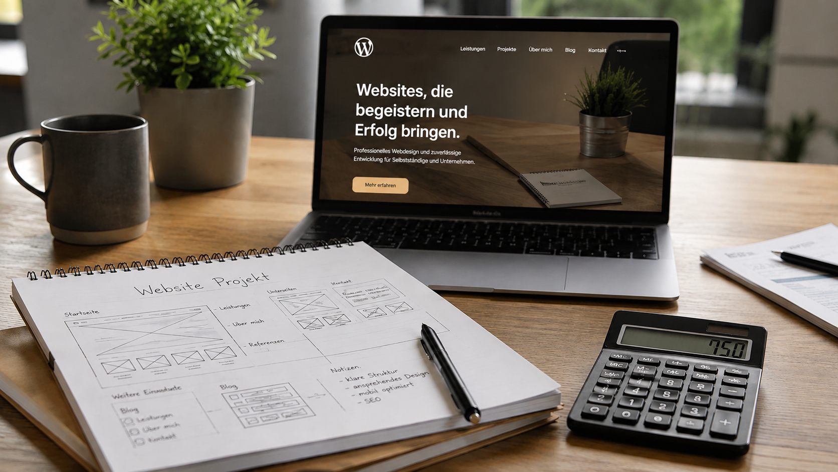 WordPress Website Kosten berechnen | Website Kalkulator